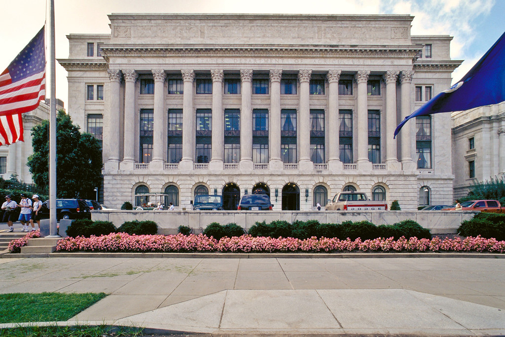 Federal courthouse representing a mandamus lawsuit for visa delays