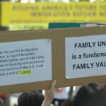 Immigration topic illustration