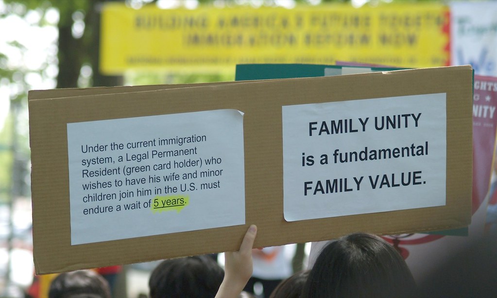 Immigration topic illustration