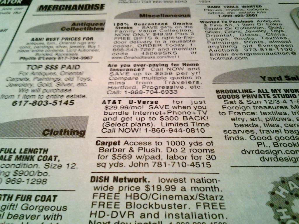 Job advertisement representing PERM supervised recruitment